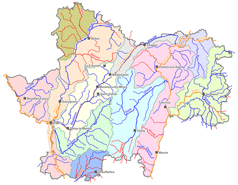 Où pêcher la truite - Fédération de pêche de Saône-et-Loire