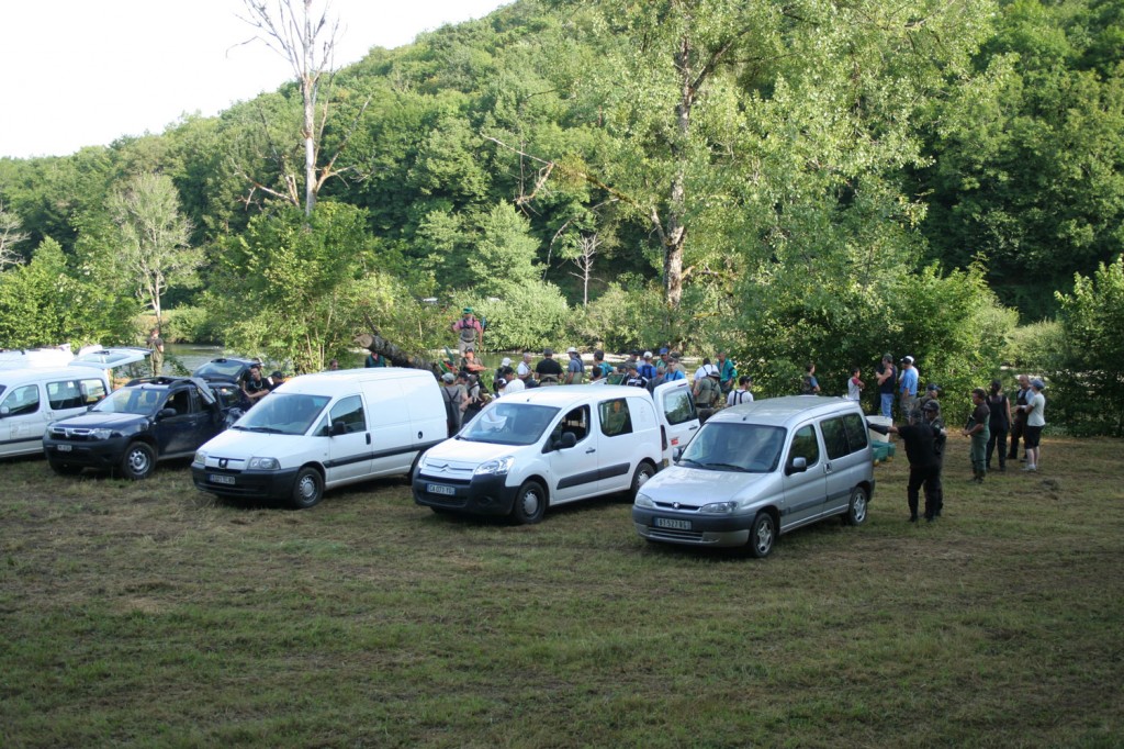 Pêche électrique sur la Loue dans le département du Doubs (Juillet 2013)